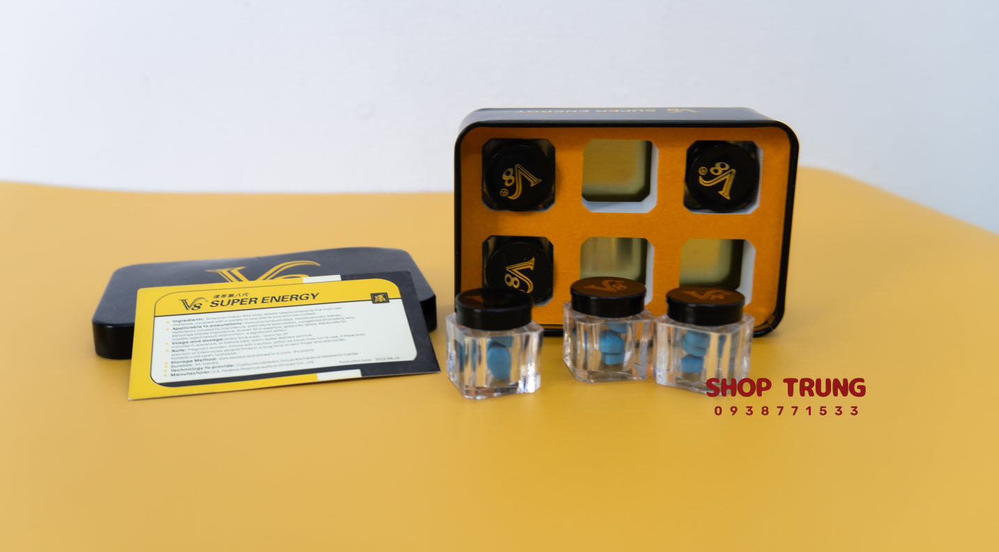 Thuốc cường dương V8 Super Energy tăng cường sinh lý đàn ông
