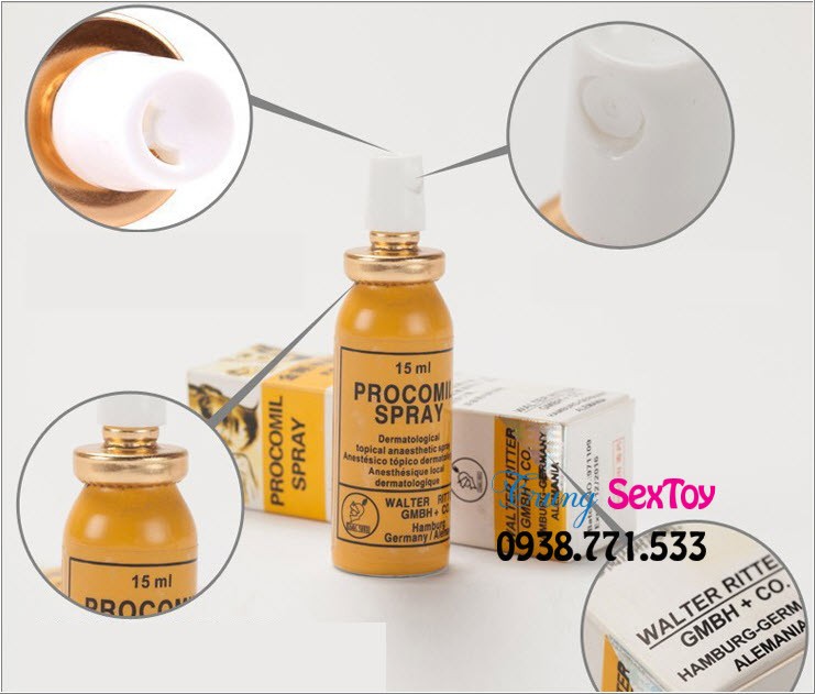  Review Chai Xịt Kéo Dài Thời Gian Quan Hệ Procomil Lợi Ích và Cách Dùng có tốt không?
