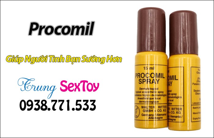  Review Chai Xịt Kéo Dài Thời Gian Quan Hệ Procomil Lợi Ích và Cách Dùng có tốt không?