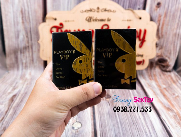 Chai xịt Playboy Vip kéo dài quan hệ bền lâu, tăng khoái cực