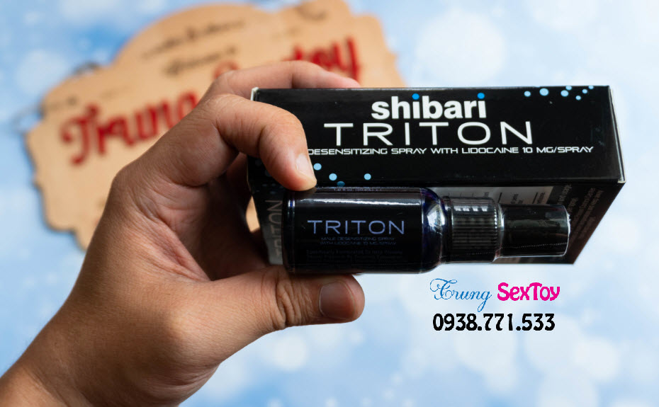 Chai xịt Triton kéo dài thời gian giúp đêm ngọt ngào thêm hấp dẫn