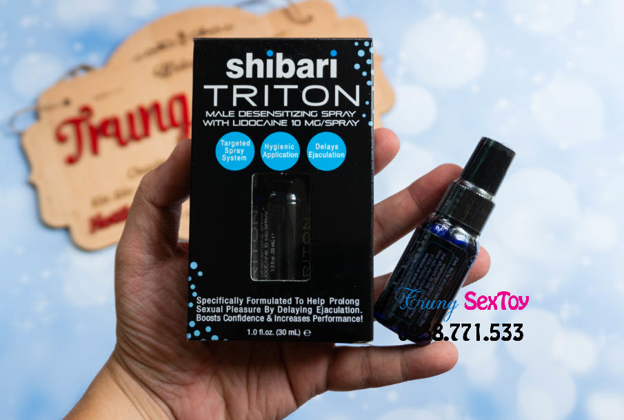 Chai xịt Triton kéo dài thời gian giúp đêm ngọt ngào thêm hấp dẫn