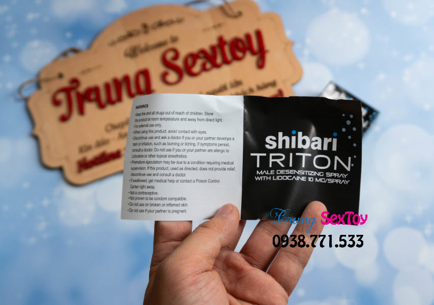 Chai xịt Triton kéo dài thời gian giúp đêm ngọt ngào thêm hấp dẫn