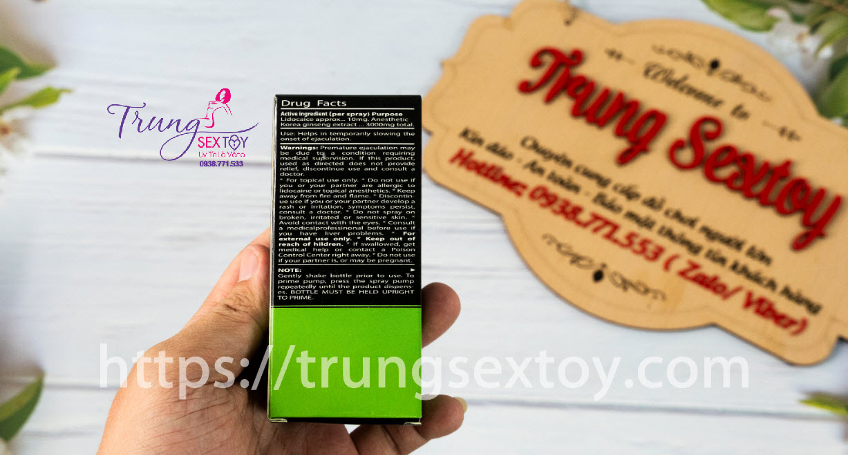 Xịt Ultimate D chống xuất tinh sớm giúp nam giới mạnh mẽ bền lâu