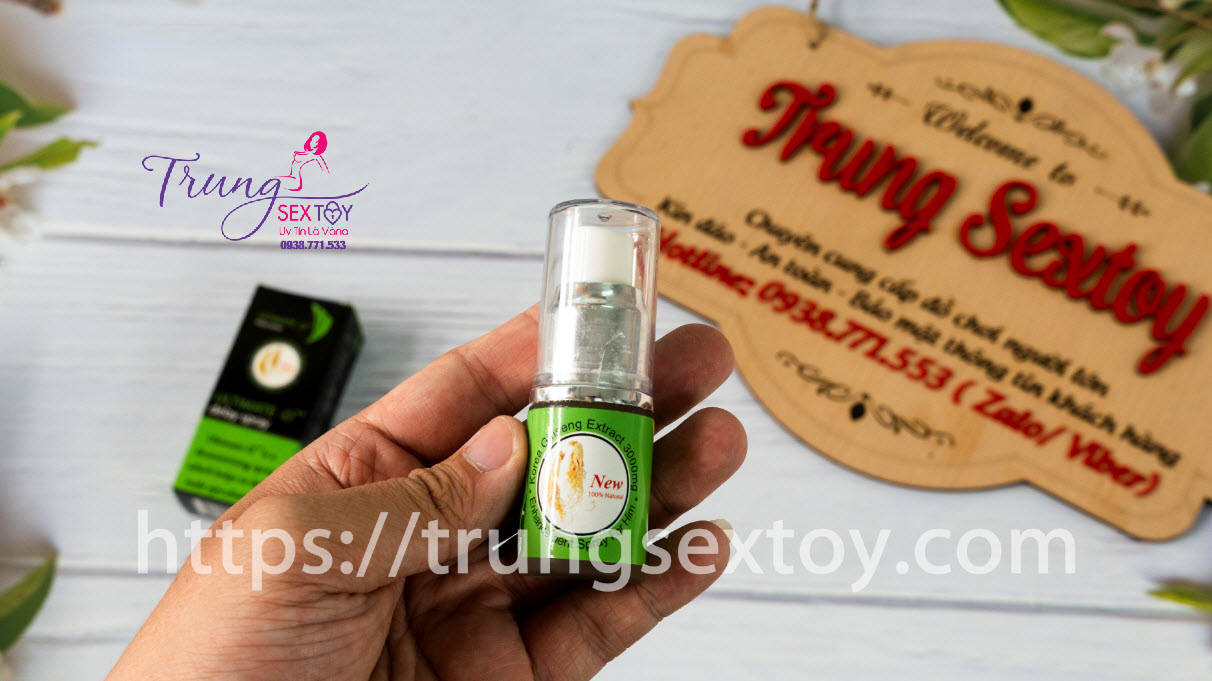 Xịt Ultimate D chống xuất tinh sớm giúp nam giới mạnh mẽ bền lâu