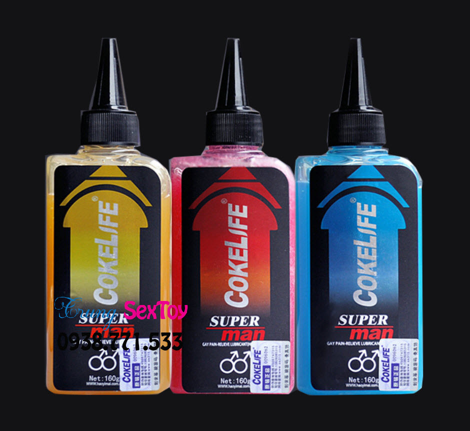 Gel Bôi Trơn Hậu Môn Cokelife SuperMan Tăng Khoái Cảm An Toàn