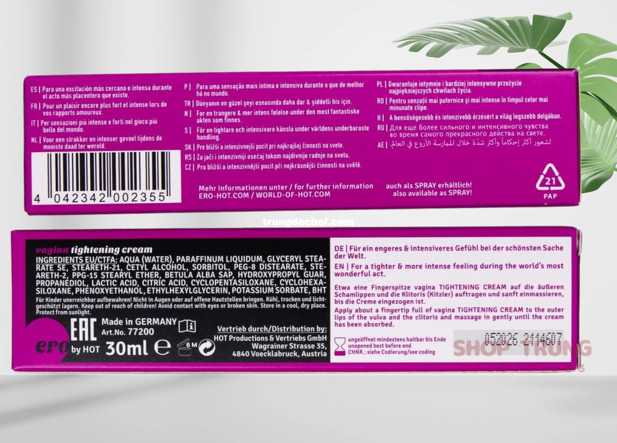 Gel Se Khít EROS Gìn Giữ Thanh Xuân Hỗ Trợ Sinh Lý Nữ