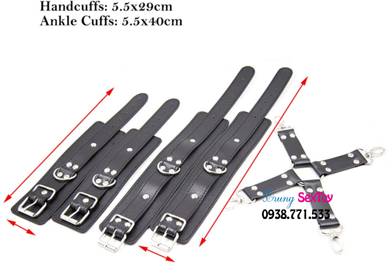 Đồ chơi BDSM trói tay chân tăng khoái cảm cho Sub người mới Đồ chơi BDSM trói tay chân tăng khoái cảm cho Sub người mới