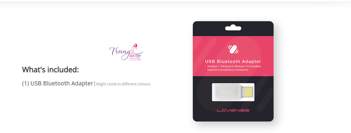  Đánh giá Lovense USB bluetooth adapter - Giúp kết nối đồ chơi Lovense với PC chạy Windows 1 cách dễ dàng  hàng mới về