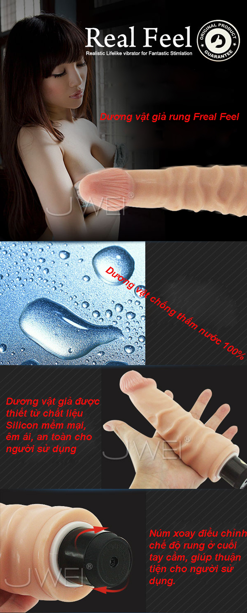 Dương Vật Giả Rung Real Feel A Tăng Khoái Cảm Mạnh Mẽ