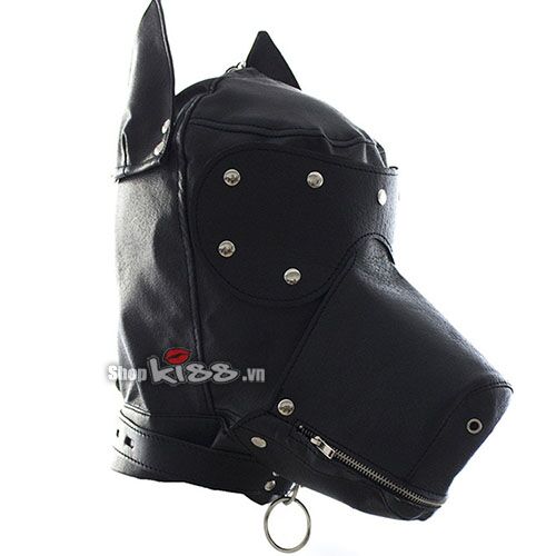 강아지 머리 가죽 마스크 BDSM 섹스 용품 흥분 극대