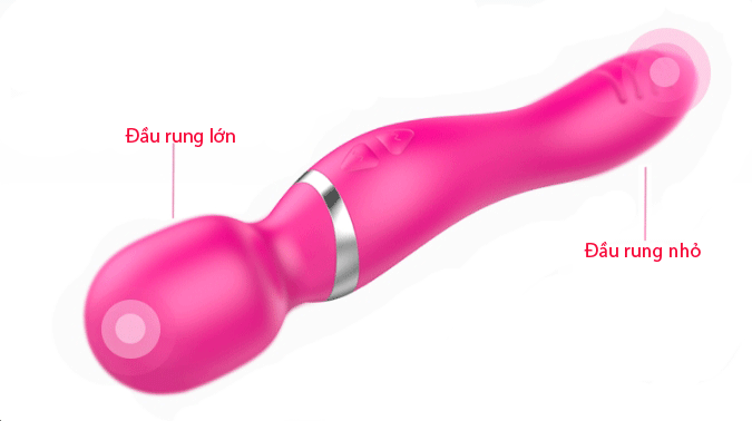 Máy Massage Đa Năng 2 Đầu Rung - Thư Giãn Tức Thì Giảm Đau Hiệu Quả