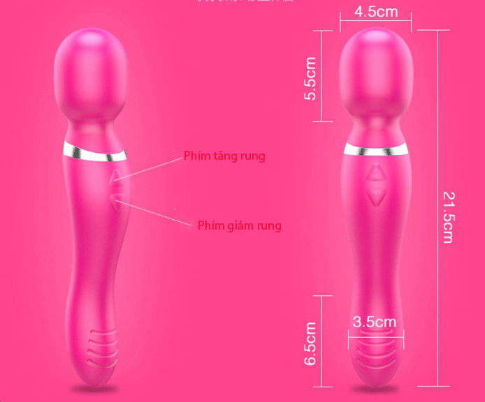 Máy Massage Đa Năng 2 Đầu Rung - Thư Giãn Tức Thì Giảm Đau Hiệu Quả