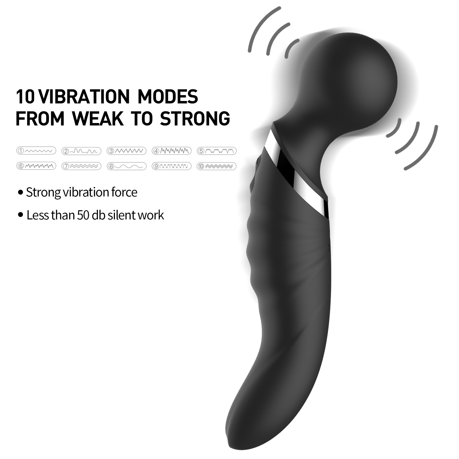 Shop bán Máy Massage Điểm G Cao Cấp SEXEN 2 Đầu Rung 10 Chế Đô Rung  cao cấp