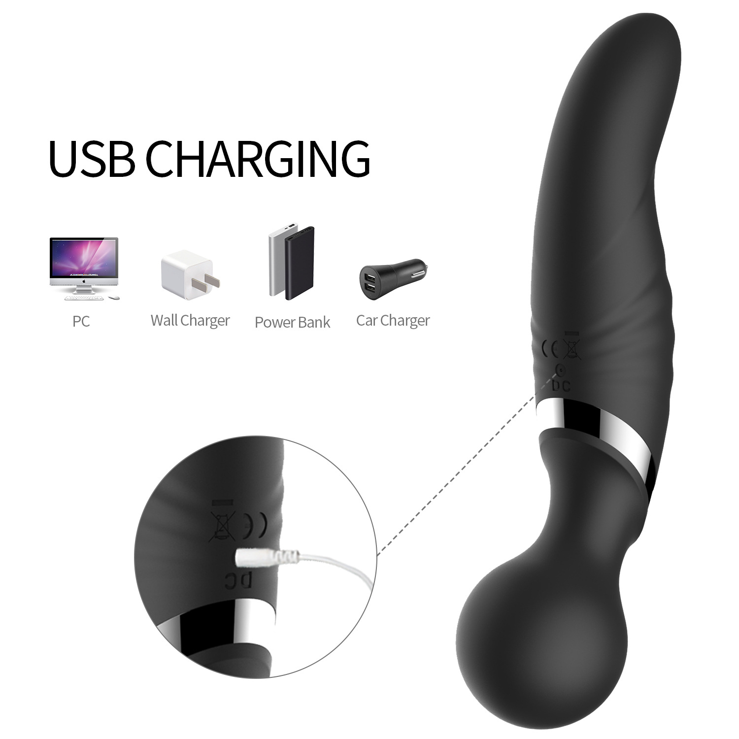 Shop bán Máy Massage Điểm G Cao Cấp SEXEN 2 Đầu Rung 10 Chế Đô Rung  cao cấp
