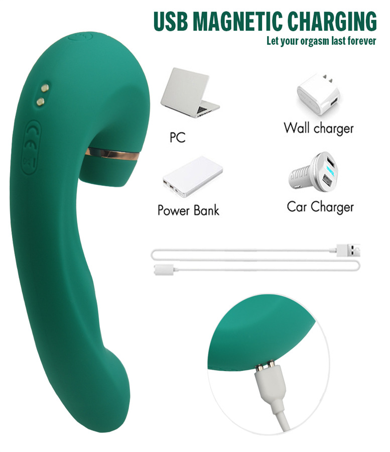 Máy Massage G Emerald cao cấp 2 đầu rung mút gợn sóng siêu mê