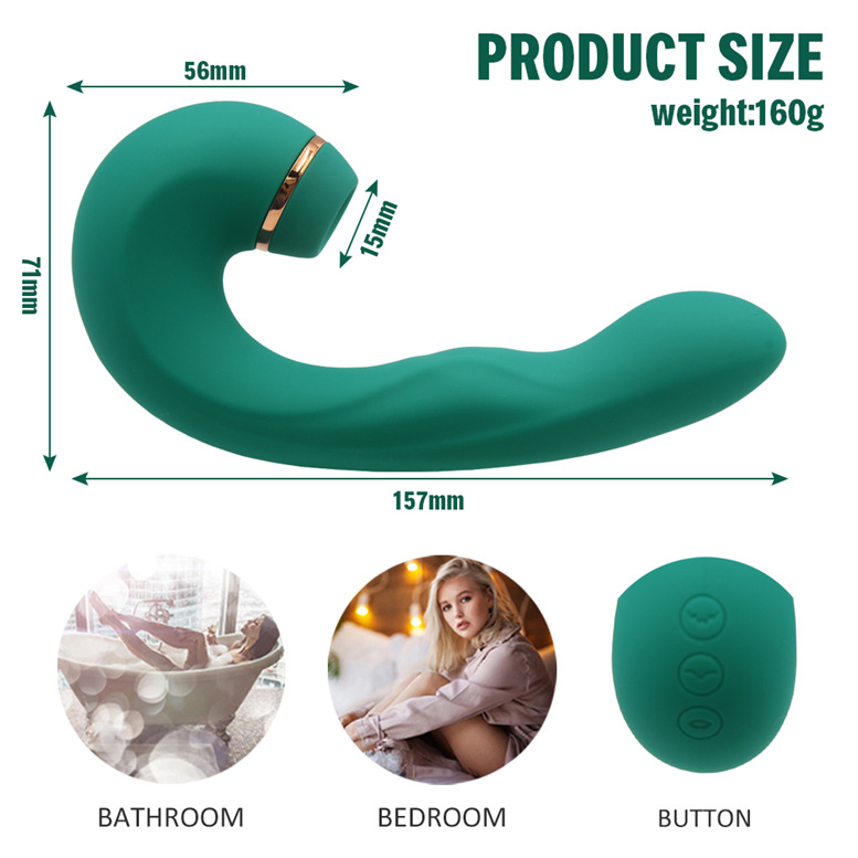 Máy Massage G Emerald cao cấp 2 đầu rung mút gợn sóng siêu mê