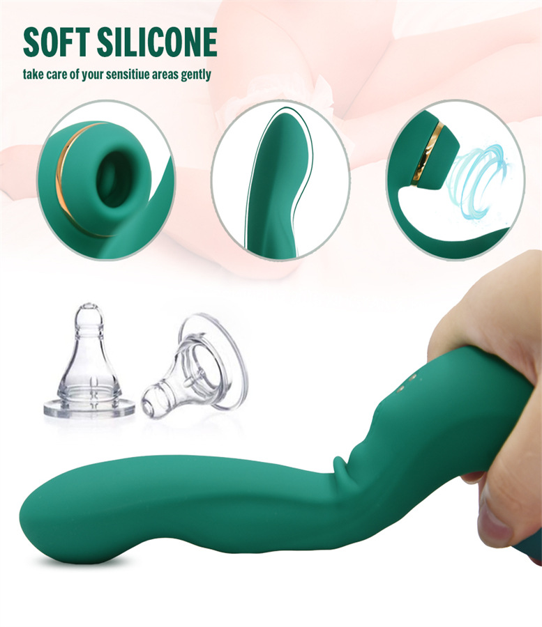 Máy Massage G Emerald cao cấp 2 đầu rung mút gợn sóng siêu mê