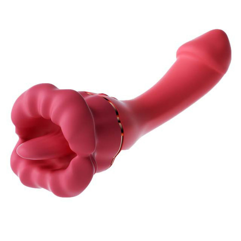 Máy Massage G Điểm 2 Đầu Rung Lưỡi Liếm - Cực Khoái Vượt Trội