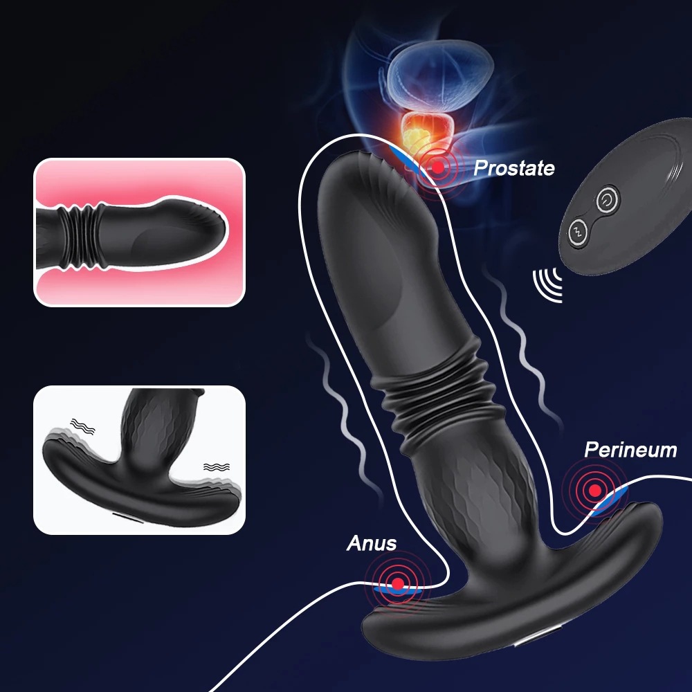 Dụng Cụ Massage Hậu Môn IPHISI Cao Cấp Rung Thụt Siêu Êm