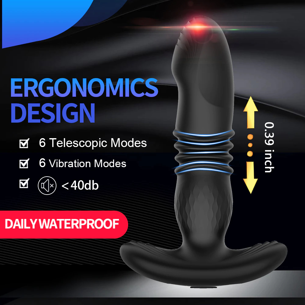 Dụng Cụ Massage Hậu Môn IPHISI Cao Cấp Rung Thụt Siêu Êm