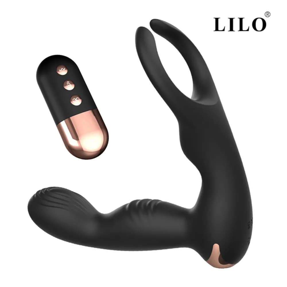 Dụng Cụ Massage Hậu Môn LILO STEVE 2 Đầu Rung APP Kích Thích