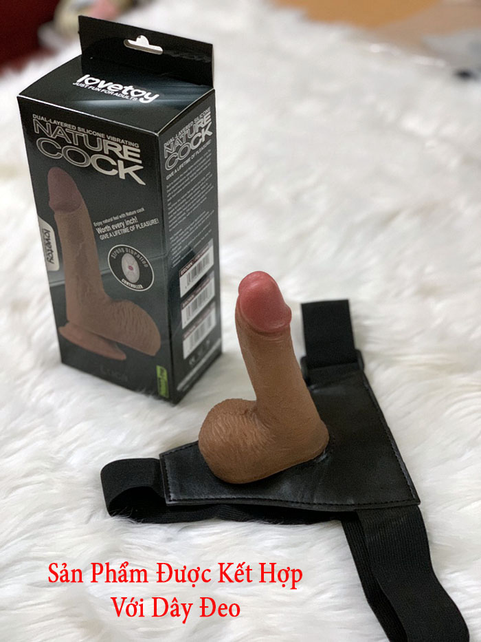 Dương Vật Giả Mini Siêu Mềm Kèm Dây Đeo Tăng Cảm Giác Thật