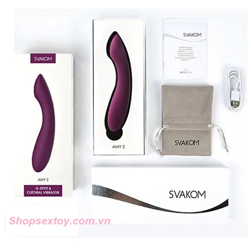 Máy massage âm đạo SVAKOM AMY 2 thư giãn kích thích mạnh mẽ Máy massage âm đạo SVAKOM AMY 2 thư giãn kích thích mạnh mẽ