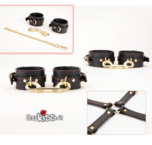 Bộ đồ chơi cosplay bạo dâm da cao cấp kèm mặt nạ thỏ kích thích