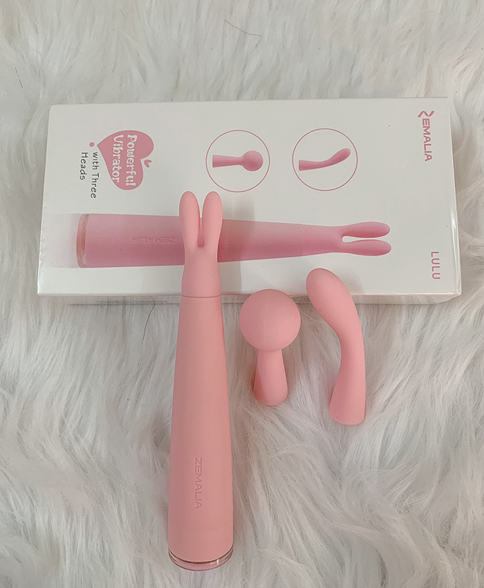 Máy massage mini 3 đầu Svakom Lulu DC89L thư giãn sâu giảm đau Máy massage mini 3 đầu Svakom Lulu DC89L thư giãn sâu giảm đau
