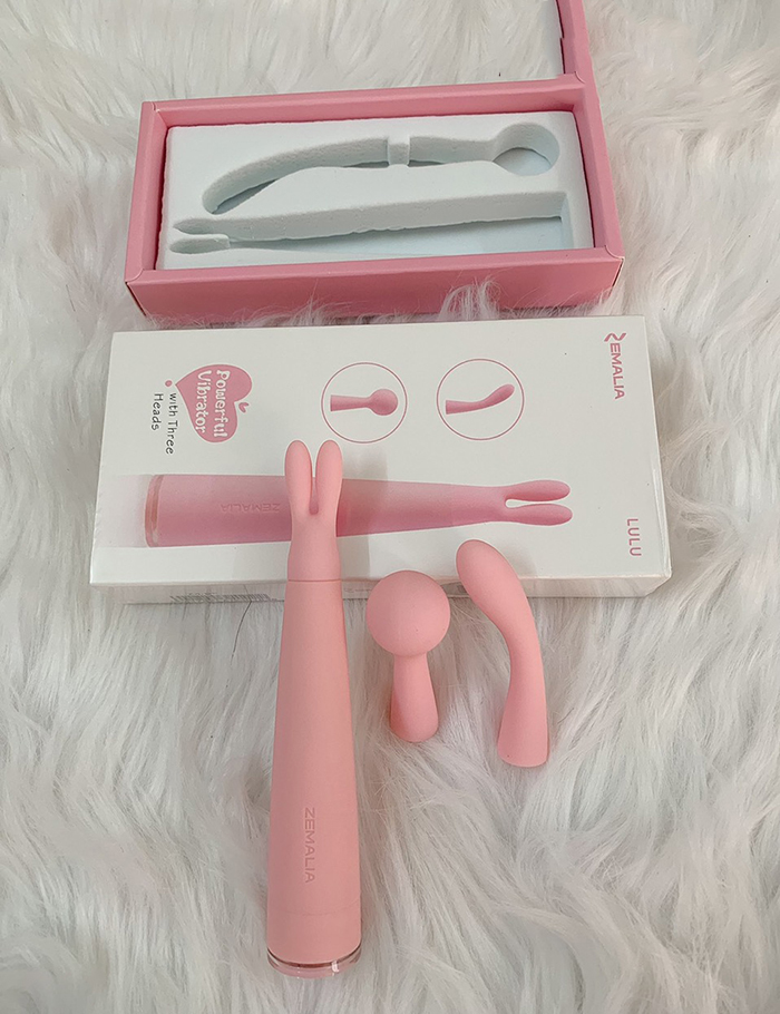 Máy massage mini 3 đầu Svakom Lulu DC89L thư giãn sâu giảm đau Máy massage mini 3 đầu Svakom Lulu DC89L thư giãn sâu giảm đau