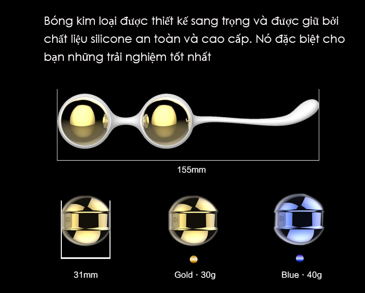 Bộ bóng tập Nalone Yany hợp kim cao cấp hỗ trợ se khít âm đạo