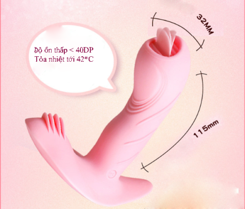 Máy massage điểm G đa năng TR 19 rung liếm, kích thích cực đã