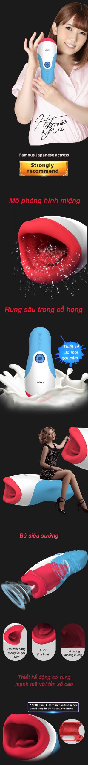 Thông tin Cốc tự sướng bú liếm sưởi ấm Leten Blowjob AD33P có tốt không?