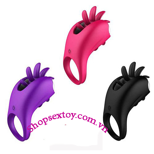Vòng rung xoay liếm 2in1 đeo chàng nàng thích mê XTS 19