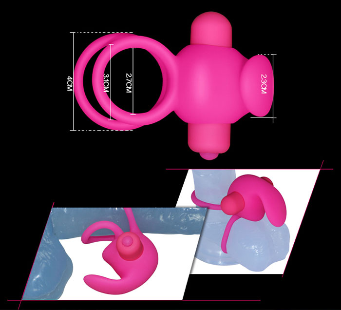 Vòng rung liếm Lovetoy Duo DC71E sang trọng kích thích đỉnh cao