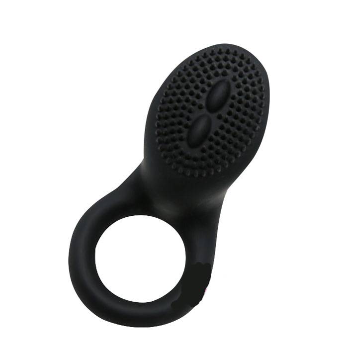 Vòng rung âm vật 2 trong 1 liếm lưỡi kích thích nam nữ DC71K