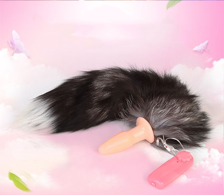 Plug mềm đuôi cáo rung HM05F kích thích hậu môn mua ngay