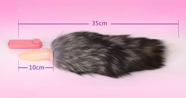 Plug mềm đuôi cáo rung HM05F kích thích hậu môn mua ngay