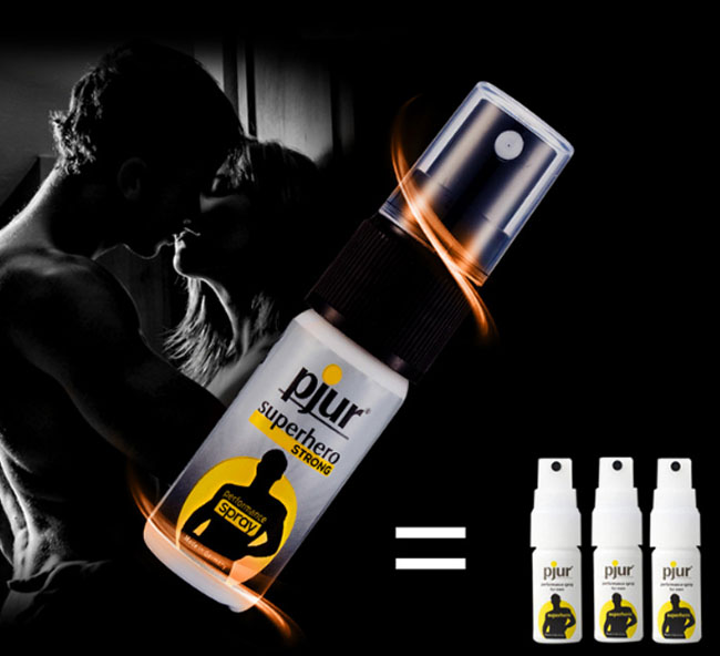 Chai Xịt Pjur SuperHero Strong Đức - Giữ Phong Độ Lâu, Tự Tin