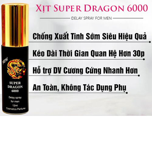 Super Dragon XTS25 Xịt chống xuất tinh sớm vitamin E tăng cường