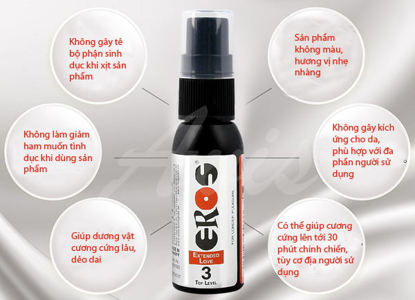 Xịt Kéo Dài Quan Hệ Đức Eros 3 Top Level XTS17A Chính Hãng