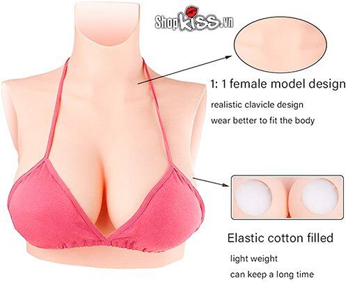 Thông tin Ngực giả silicone full cổ như thật hỗ trợ tăng vòng 1 nhập khẩu