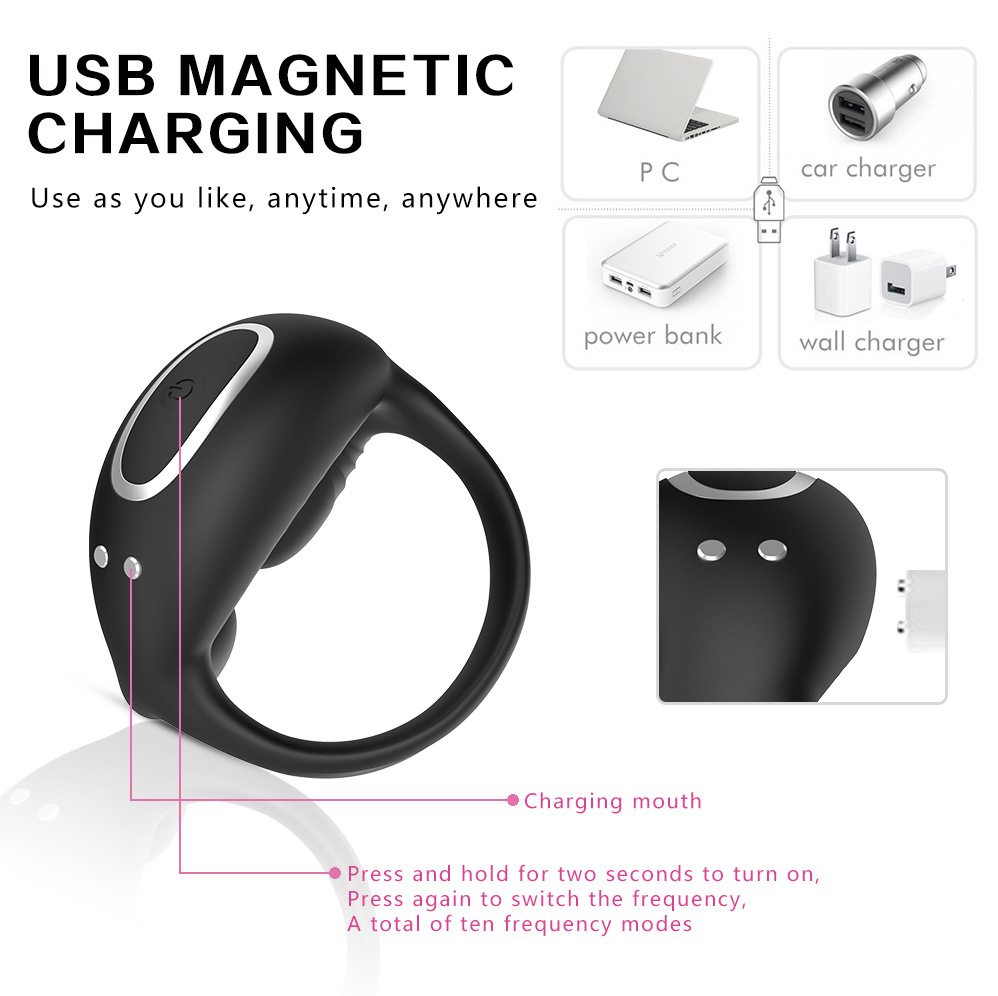 원격 조절 정력 진동 링 - 혁신적 쾌감과 건강 병행