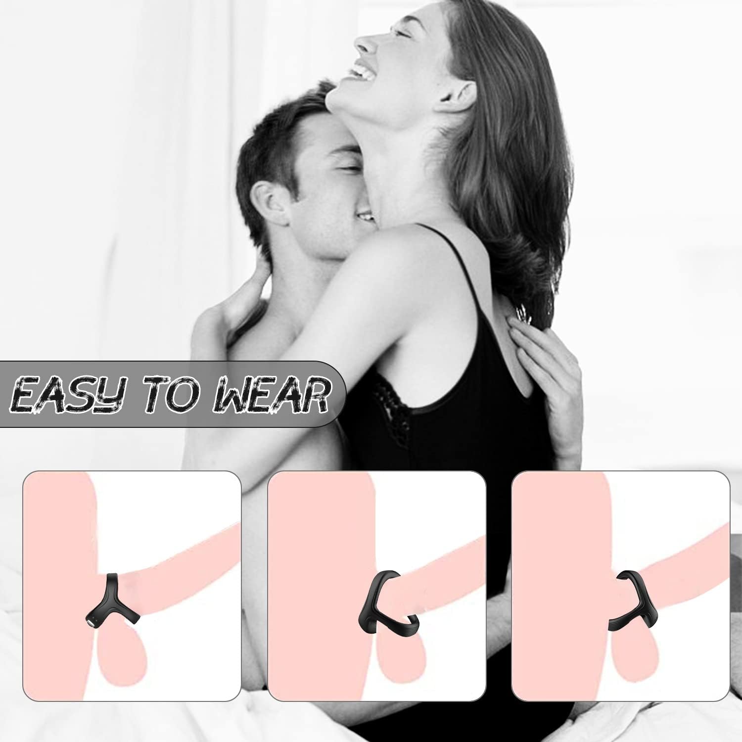 Vòng Rung Dương Vật Nam Cao Cấp Tăng Khoái Cảm, Bền Đẹp