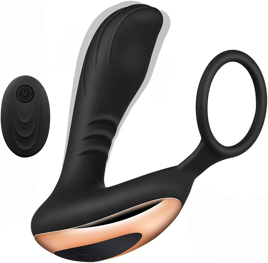 Máy Matxa Tuyến Tiền Liệt Rung Mạnh Có Quai Đeo Cock Ring Tăng Khoái Cảm