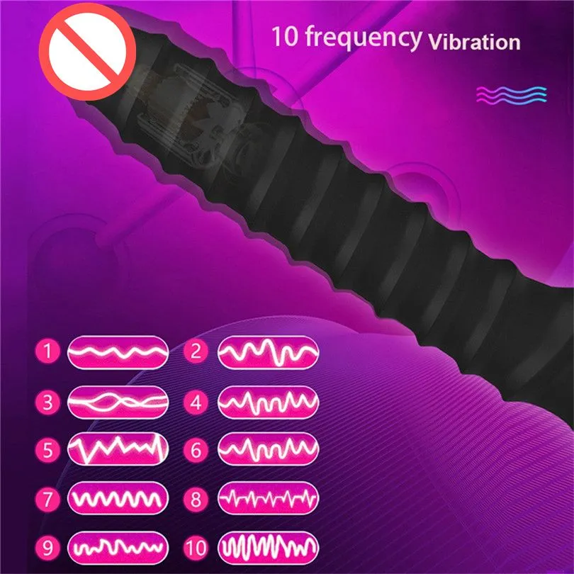 Dụng Cụ Kích Thích Hậu Môn Xoắn Ốc Rung Sung Sướng