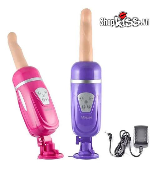 Dương vật giả tự động Augus DC50A 13cm rung thụt xoay góc điều khiển tiện Dương vật giả tự động Augus DC50A 13cm rung thụt xoay góc điều khiển tiện