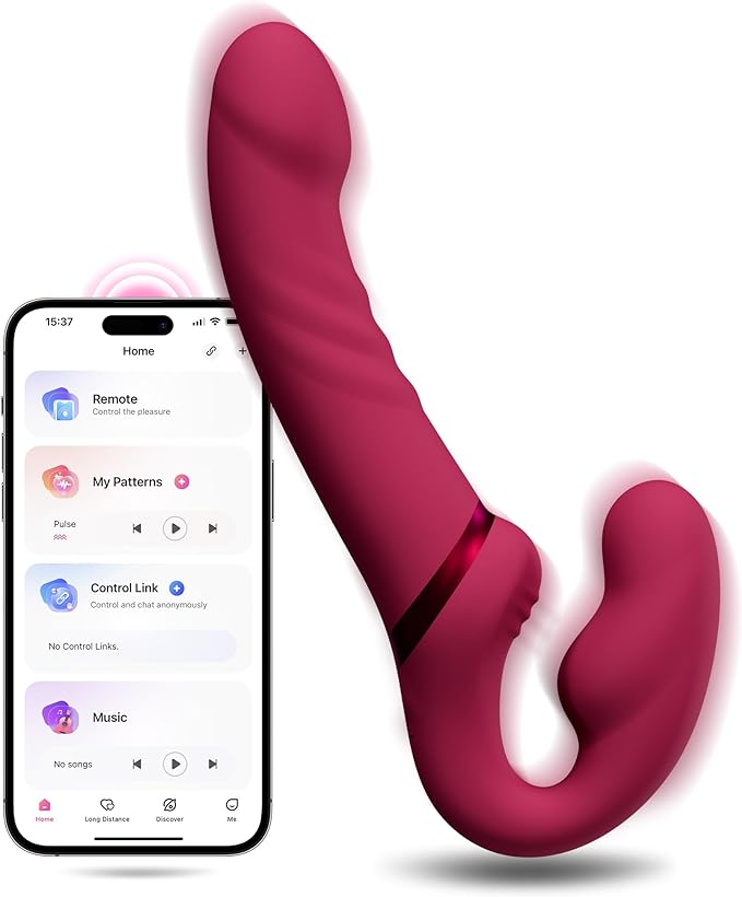 Lovense Lapis dương vật giả đôi đầu rung xoay kích thích tuyệt đỉnh
