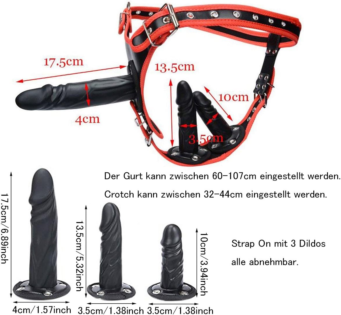 Dương Vật Giả Les 3 Đầu Dây Đeo Độc Đáo Hàng Hiếm